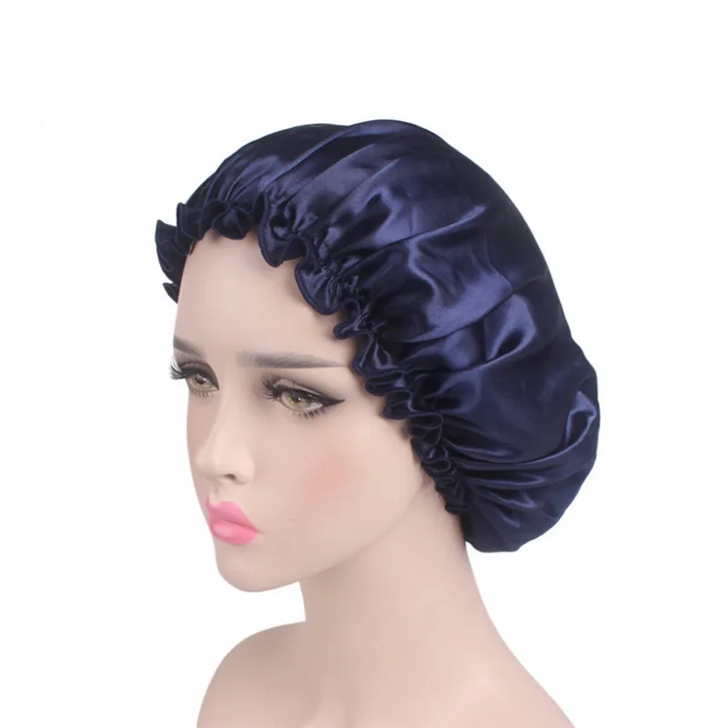 Bonnet de Nuit тюрбан платок исламского RU атласная Femme вводной Doux-шапочка для волос