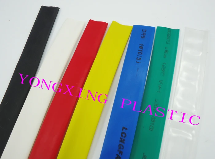 

140pcs/set 8.0mm heat shrink tubing 7 color mixed red yellow blue green white black transparent each 20pcs