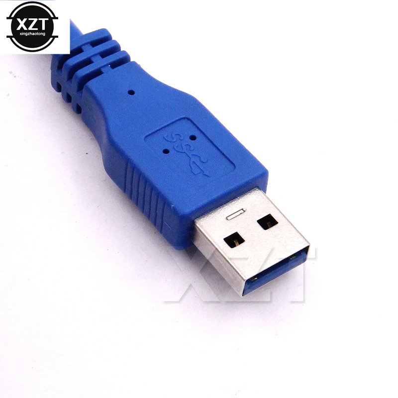 Высококачественный кабель соединитель A Male AM Micro B USB 3 0 USB3.0 в синем цвете м/1 м|micro b