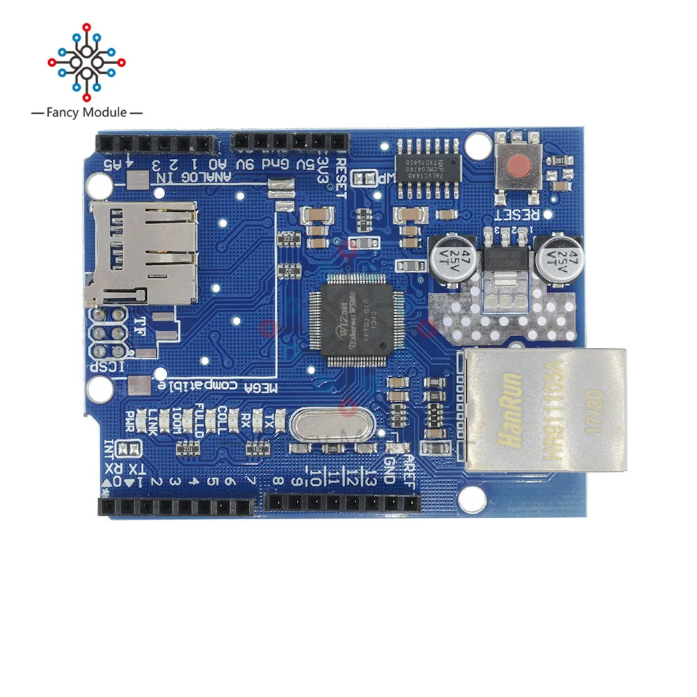Сетевая плата для Ethernet экрана W5100 R3 UNO Mega 2560 1280 328 1 шт. макетная Arduino Micro SD карты TCP|board