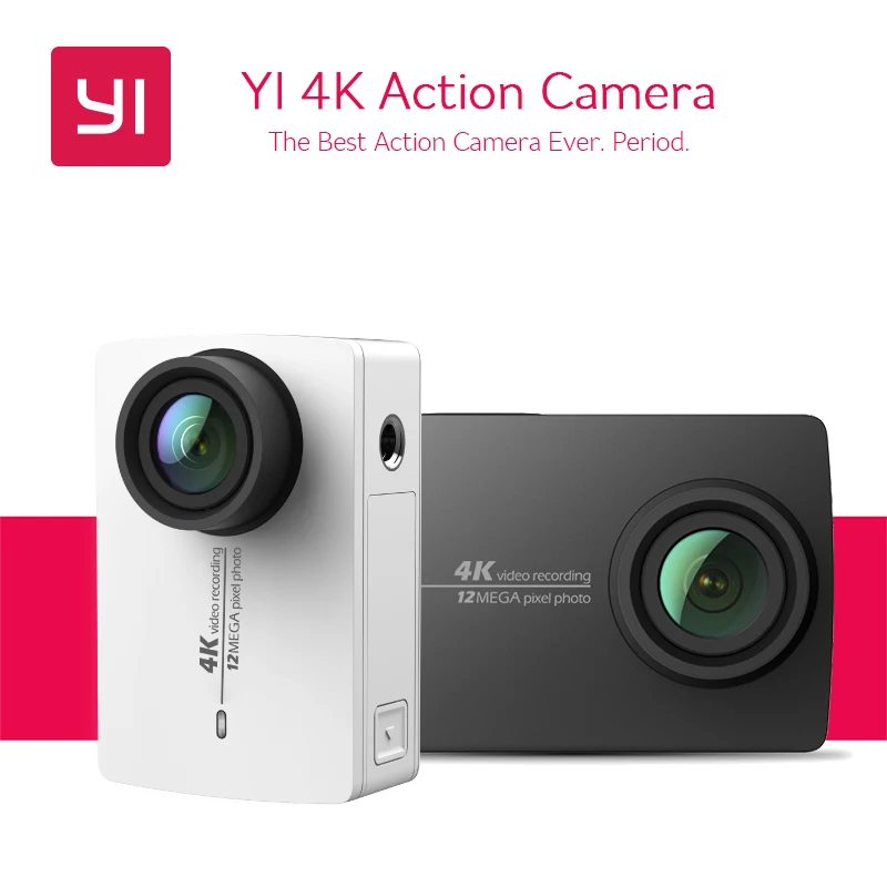 YI 4 K экшн Камера международная версия Ambarella A9SE мини камера для занятий спортом ARM