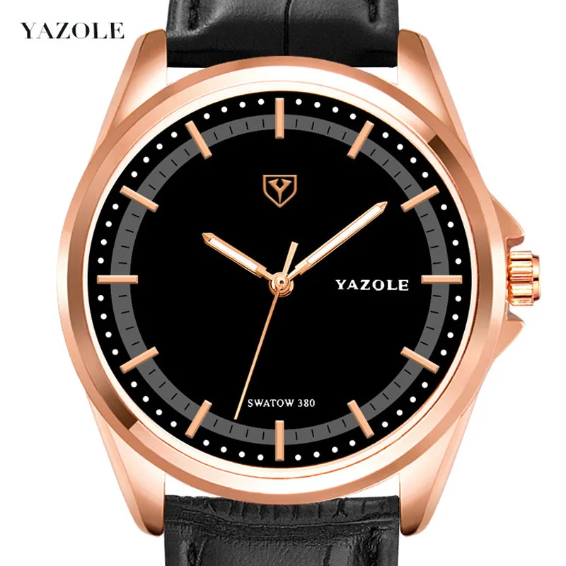 

YAZOLE Luminous Quartz Watch Men Top Brand Luxury Wristwatches Male Clock Quartz-watch Relogio Masculino Montre Homme 380