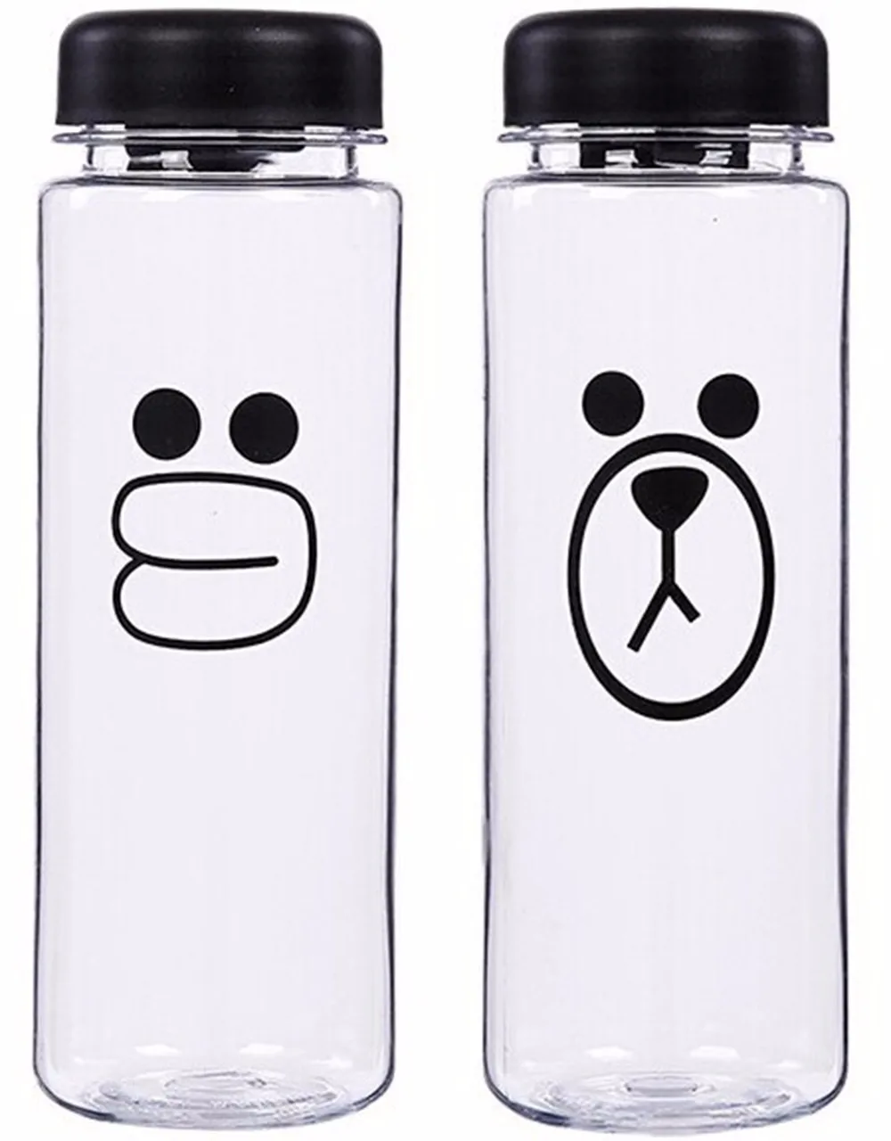 500ml Fashion Bear Pattern Sports Shaker Water Bottle For cicycle outdoor Juice Drinkware Readily Space Bottles | Дом и сад