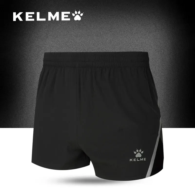 Мужские спортивные шорты KELME KMC161017 для бега с карманами спортзала бодибилдинга - Фото №1