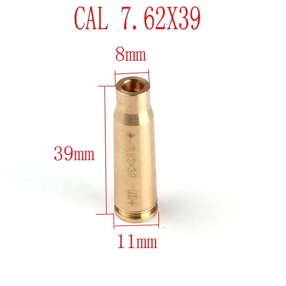 Ohhunt CAL. 9 мм. 45. 30. 222REM. 223REM 7,62X39 30-30WIN 7X57R. 308 7,62X54. 38 картридж с красным лазерным отверстием Sighter Boresighter - Цвет: 7.62X39
