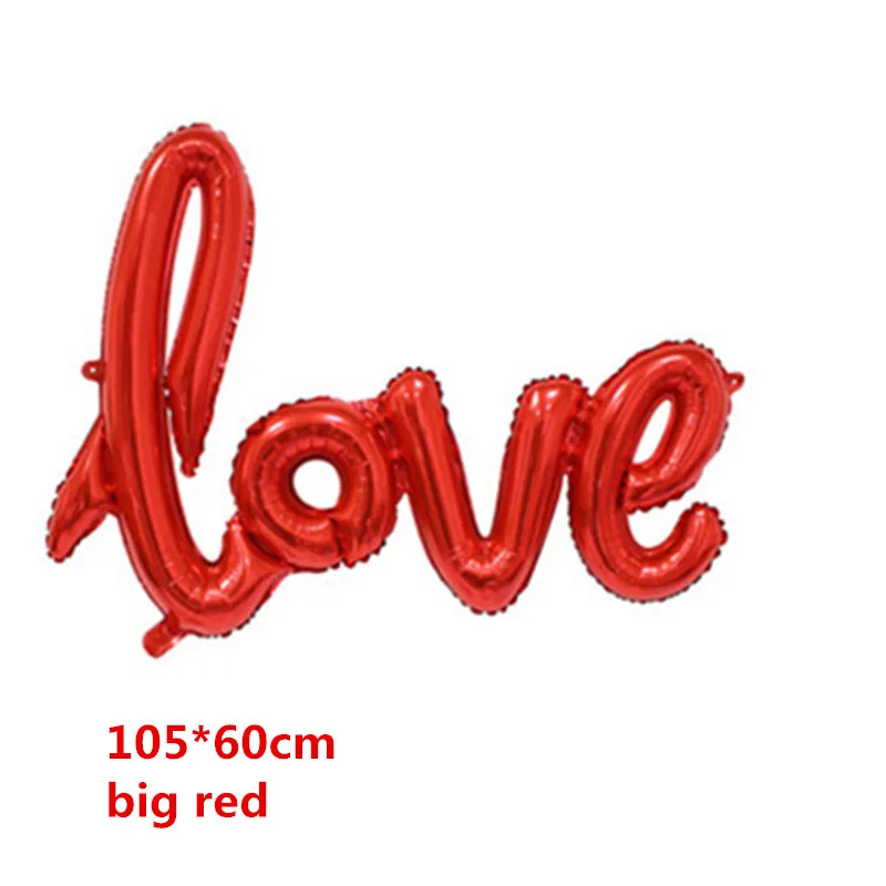 1 шт. Ligatures LOVE Letter фольгированный воздушный шар юбилей Свадьба валентинки