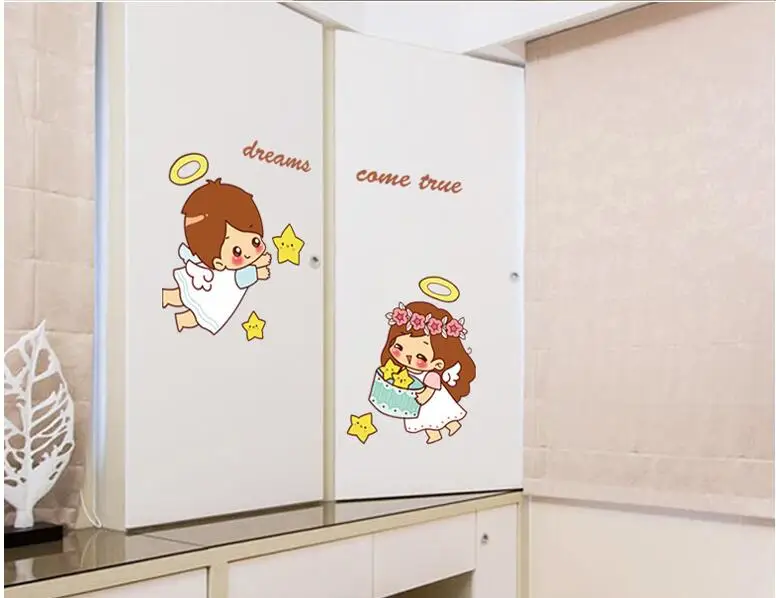 Съемные обои мечты реальные Мультфильмы для детей|wallpaper home decor|wallpaper for decorationdecorating