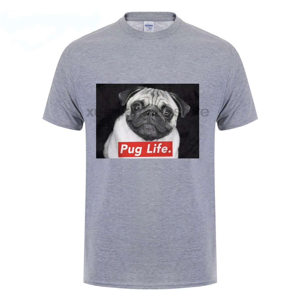 Pug Life Funny Rapper Rap Parody T Shirt Top Snoop Dog 2Pac Eminem Jay-Z Gangsta | Мужская одежда