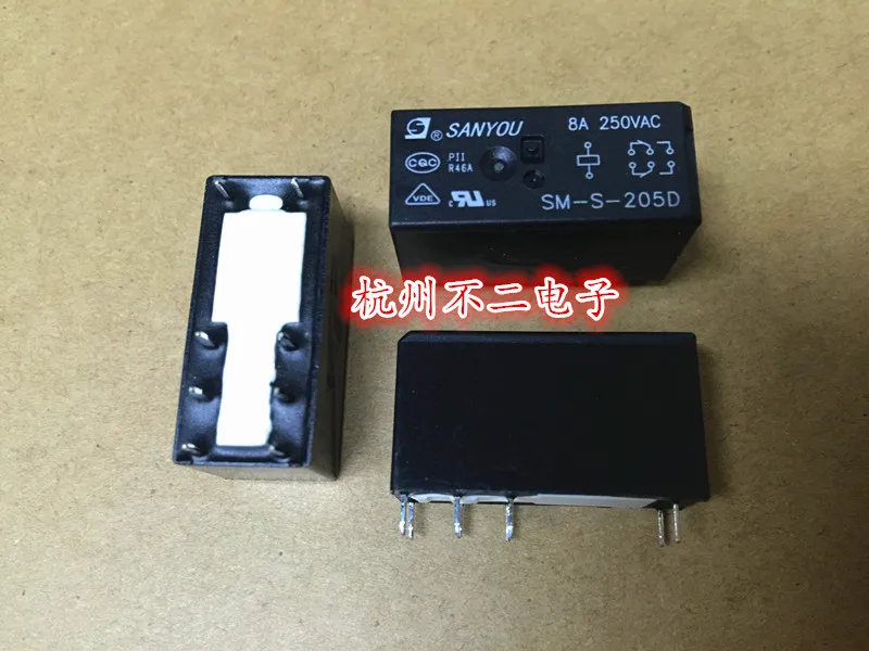 

SM-S-212D Relay 12V 8-pin 2-group conversion 8A 250V HF115F 012-2ZS4