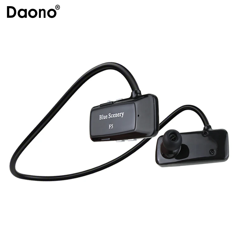 Беспроводные наушники Daono F5 Bluetooth-гарнитура спортивные музыкальные стереонаушники + слот для карты Micro SD FM-радио iphone Huawei