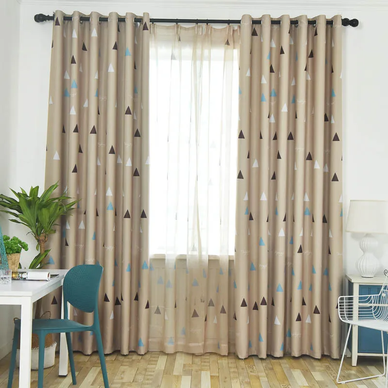 1 шт. новинка 2018 занавеска на окна драпировка с рисунком Современный серый