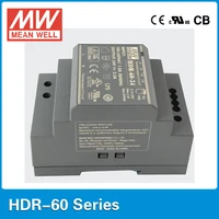 original mean well hdr 60 5 5v 32 5w 6 5a meanwell step shape din rail power supply