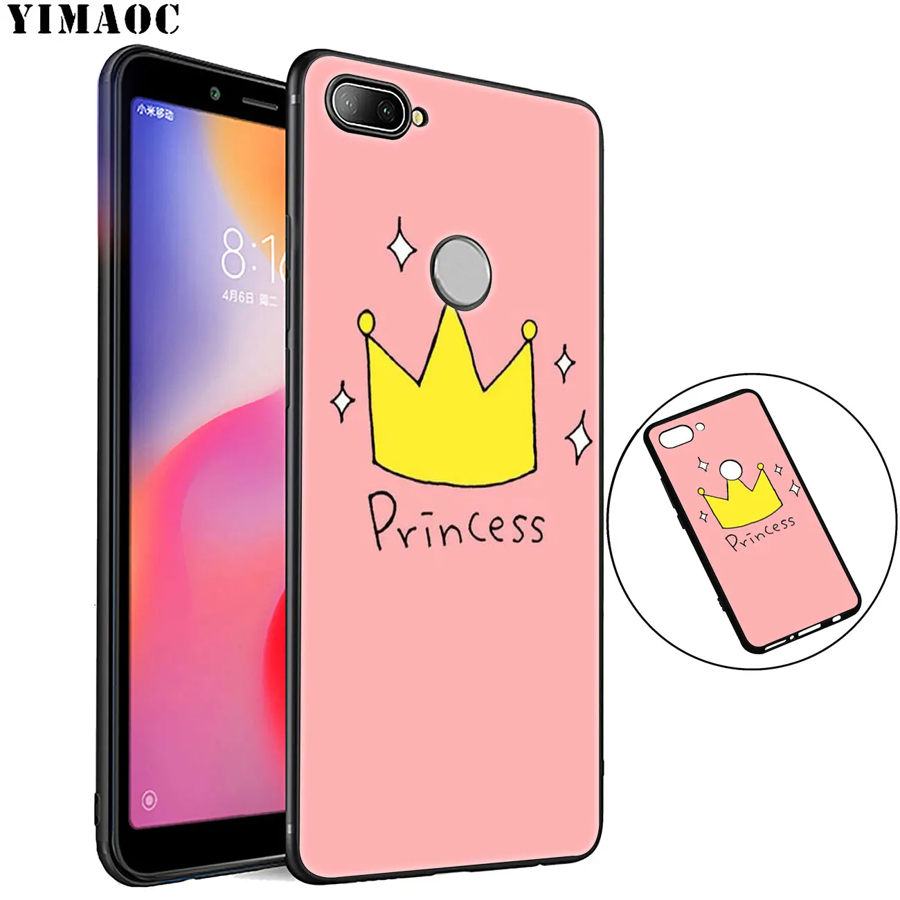 YIMAOC принцесса королева босс корона король мягкий силиконовый чехол для Xiaomi Redmi K30