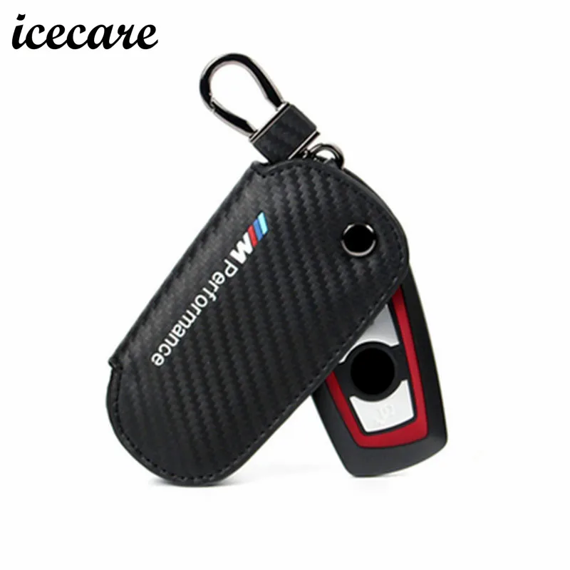 Icecare Пояса из натуральной кожи Ключи чехол для BMW E90 F30 F34 F10 X1 X3 X4 X5 X6 1 2 3 4 5 6 7 серии