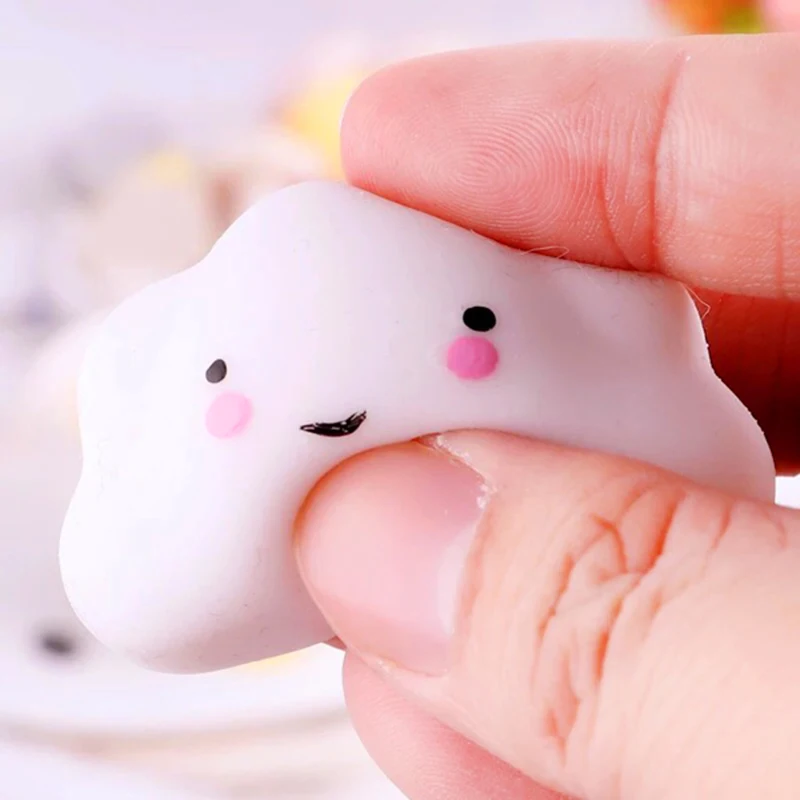 1 шт. Новый Kawaii Мини маленькое облако мягкий Сжимать Пресс медленно растет хлеб