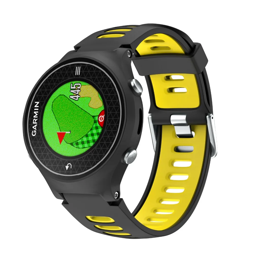 Резиновый силиконовый спортивный ремешок для часов Garmin Forerunner 735XT 630 620 235 230 220