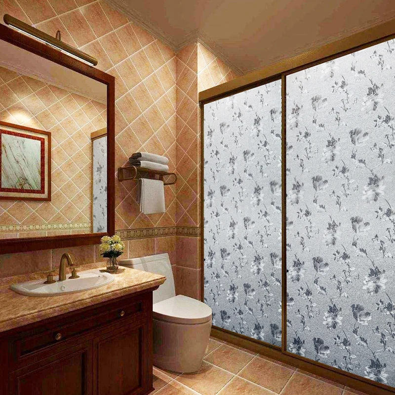 Солнцезащитная Антистатическая скрабная стеклянная оконная наклейка для ванной