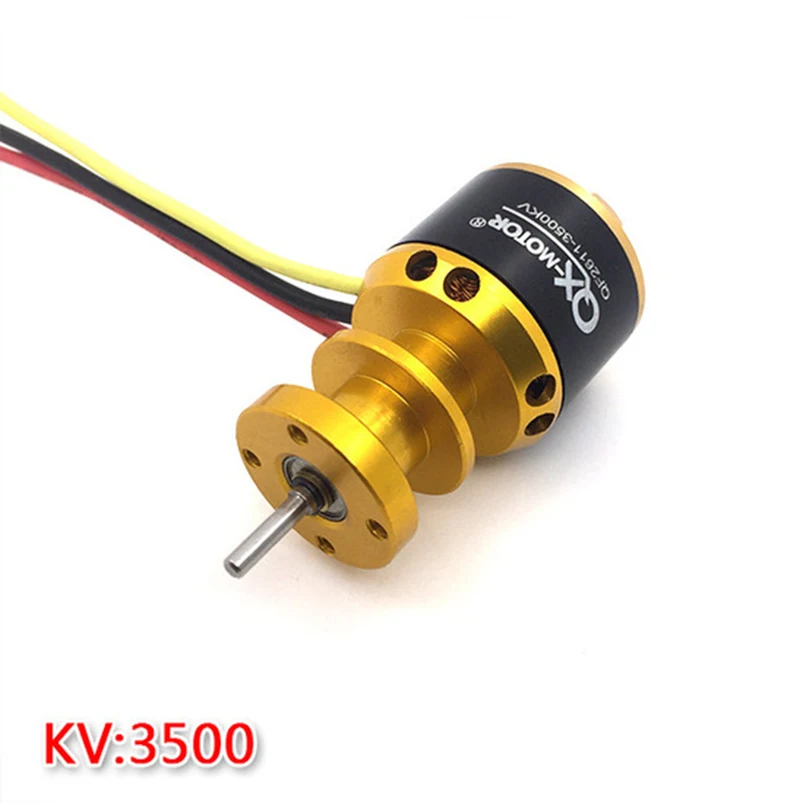 QX MOTOR QF2611 бесщеточный двигатель 3500KV /4500KV 55mm/64mm Ducted Fan Jet EDF 3 4S Lipo для РУ самолетов