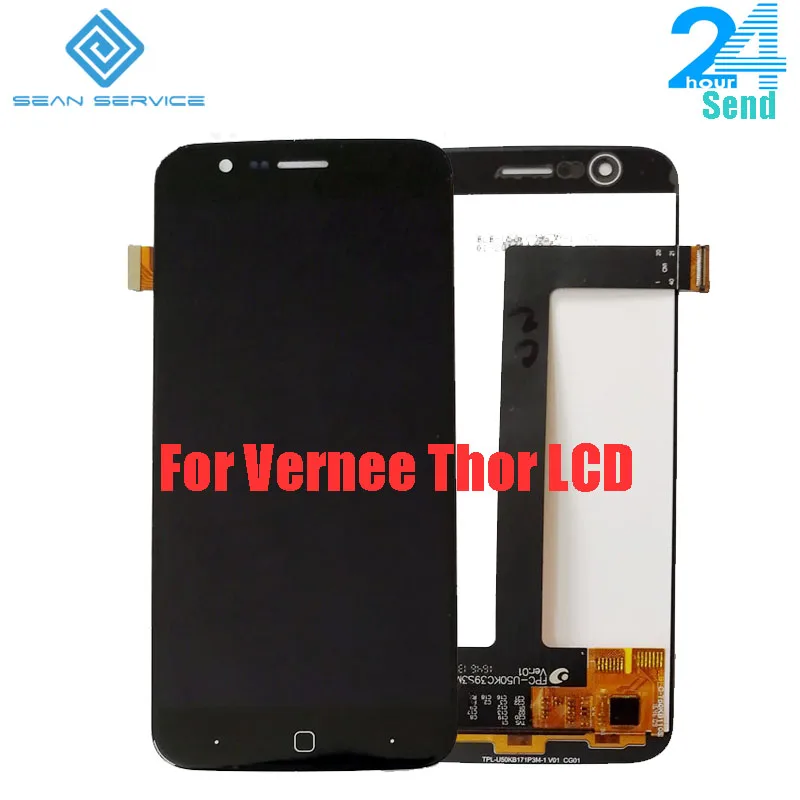 Оригинальный ЖК дисплей для Vernee Thor lcd + TP кодирующий преобразователь сенсорного