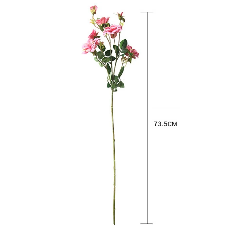 Cloth Simulation Rose Flower Artificial Peach Blossom Chinese Fake For Wedding Decoration | Дом и сад