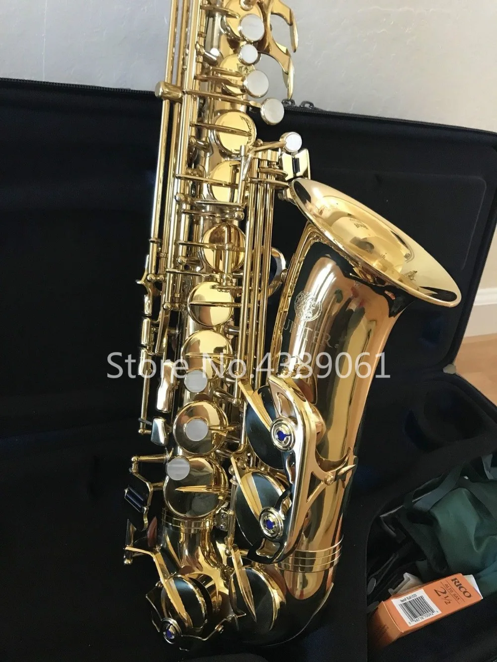JUPITER JAS-769-II Alto Eb Tune саксофон бренд E плоский музыкальный инструмент латунный золотой лак саксофон с Чехол и аксессуары