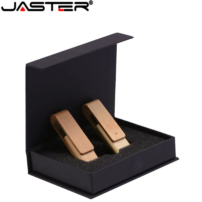 

Usb-флеш-накопитель JASTER карбонизированный бамбуковый, 4-64 Гб
