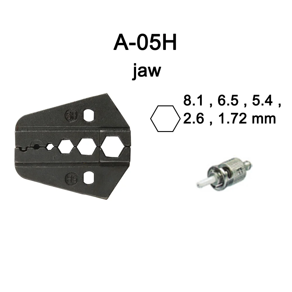 A03BC A03B A10 A101 A1016 A457 A05H A02H A02H1 плашки наборы для HS FSE AM-10 EM-6B2 обжимной Пилер обжимной станок модули челюсти - Цвет: A-05H