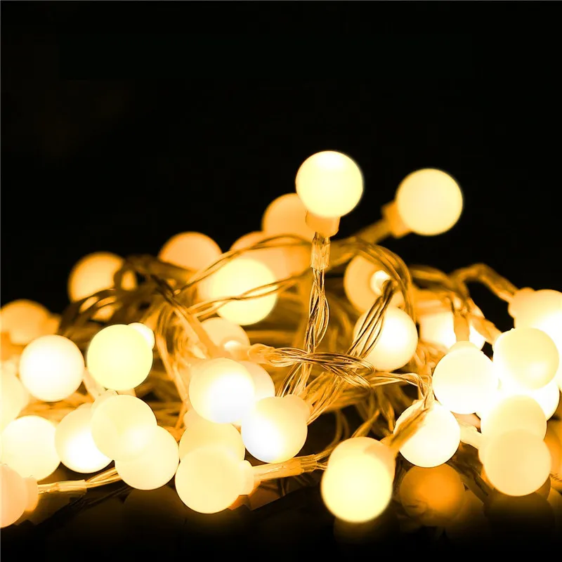 3M 20 Leds Fairy String Garland Christmas Tree Curtain Ball Outdoor Wedding Home Decorative Lights Luces Led Navidad | Лампы и