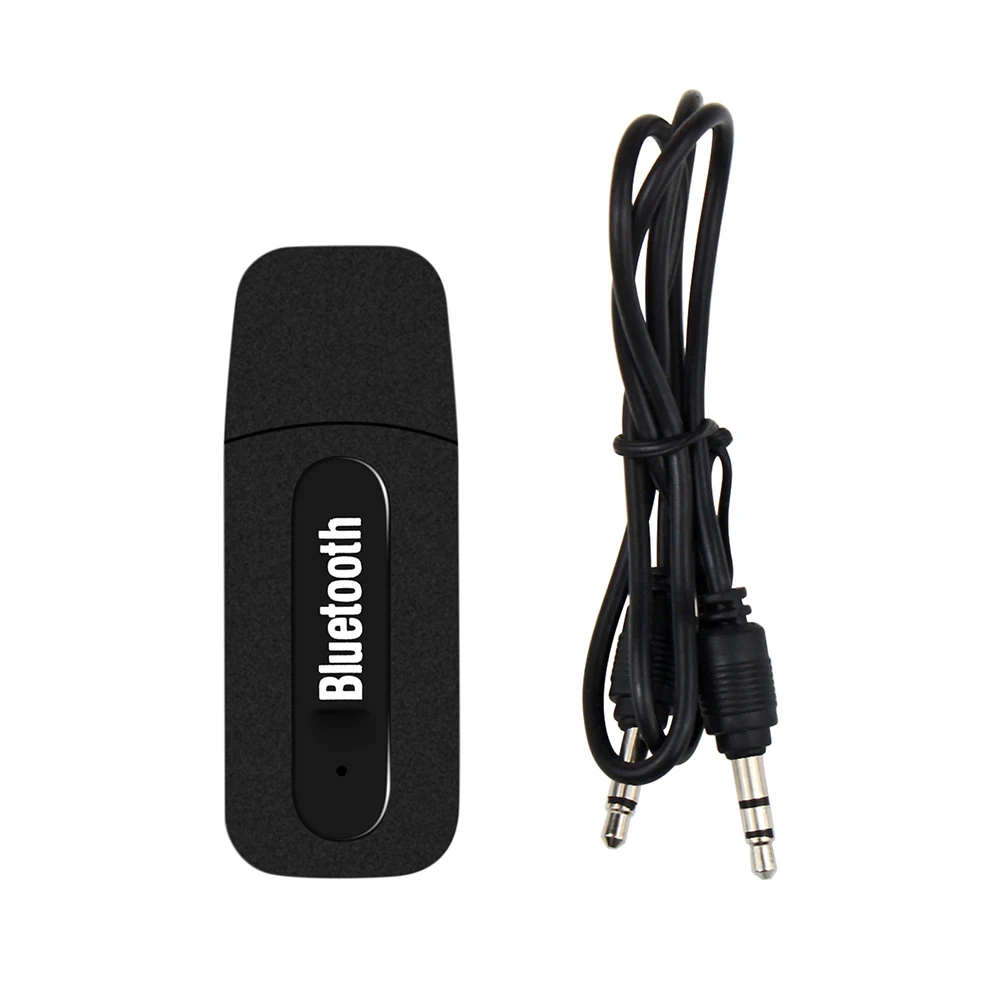 Автомобильный Bluetooth Aux аудио ресивер USB адаптер 3 5 мм с одним выходом стерео