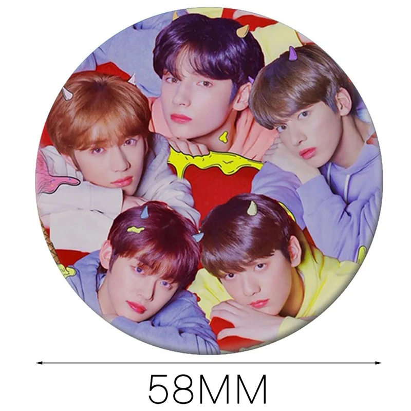 Брошь значок Kpop в Корейском стиле аксессуар для одежды шляпы рюкзака украшение