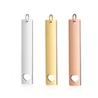 Зеркальная полированная гравировка из нержавеющей стали 3 шт.лот 100%, 7-40 мм, Круглый квадратный кулон в форме сердца для ожерелий, оптовая продажа