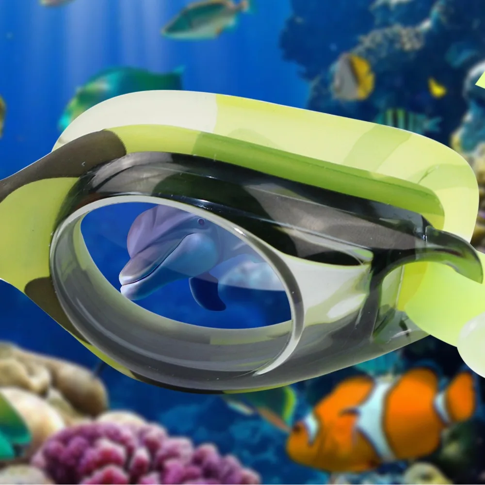 Летние противотуманные детские плавательные очки для мальчиков и девочек с