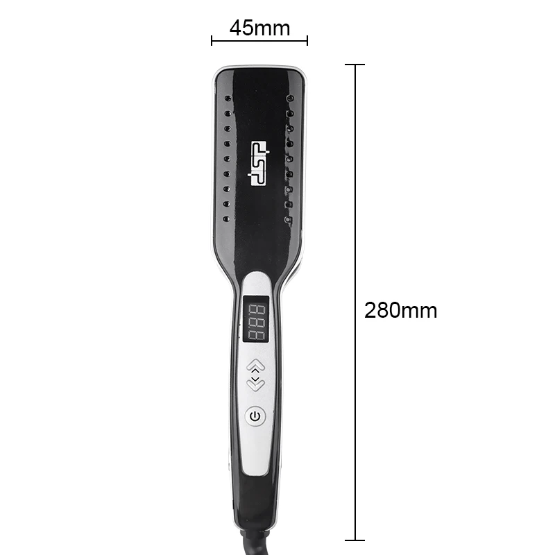 DSP lcd бытовой выпрямитель для волос сухой и влажный плоский утюг Горячая расческа шина прямой выпрямитель для волос щетка 220-240 В щипцы для волос