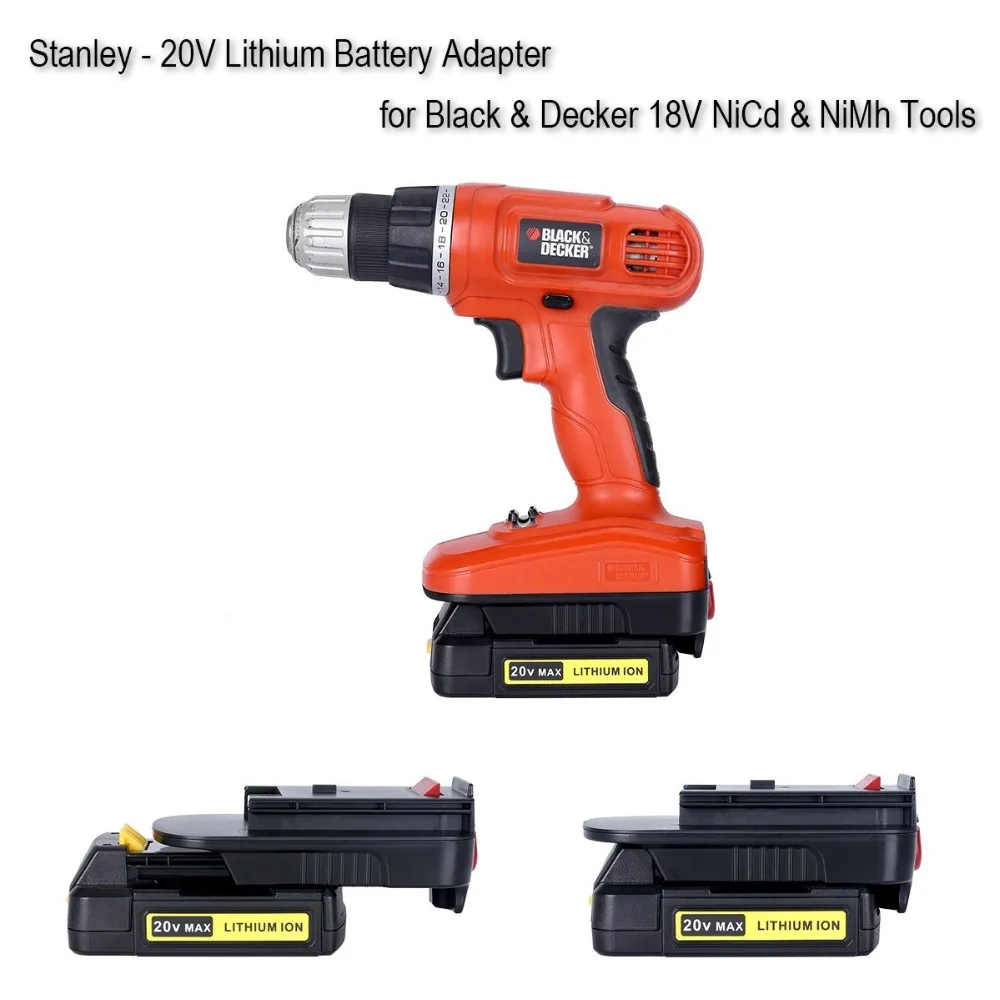 18В до 20В адаптер преобразователя батареи для Black & Decker HPA1820 литиевая батарея Ni