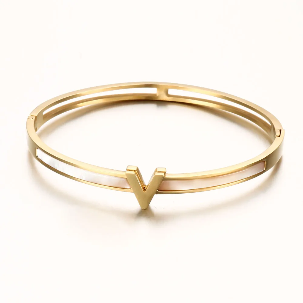 Женский классический браслет из нержавеющей стали повседневные и вечерние