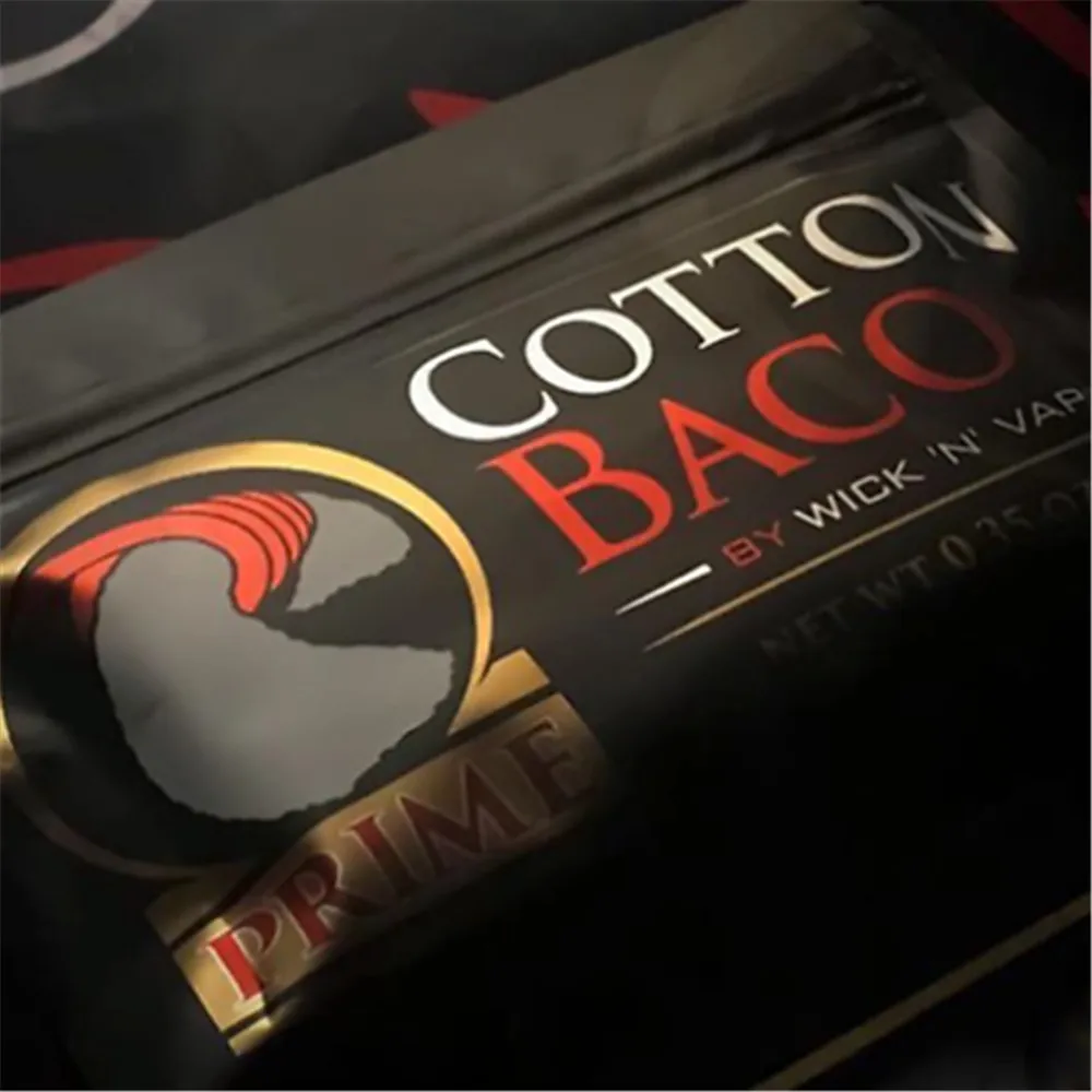 Хлопок бекон PRIME от Wick 'N' Vape органический впитывающий влагу материал