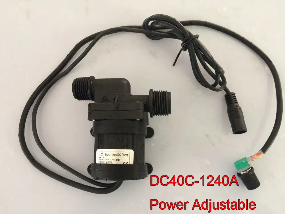12V регулируемый микро водяной насос постоянного тока мощность/поток макс.