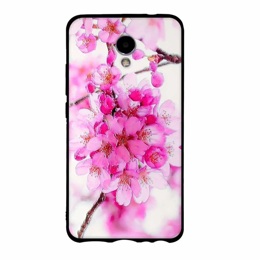 Soft Phone Case For Meizu M5 Note TPU Cover Note5 Cute Shell Back Protective Blue Charm Bumper | Мобильные телефоны и