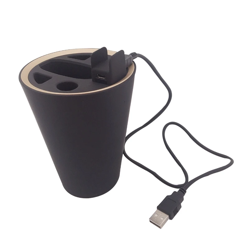

Ashtray Design Storage Box Multifunctional Charger Black ABS Material Universal Car Charger For IQOS 2.4 Plus