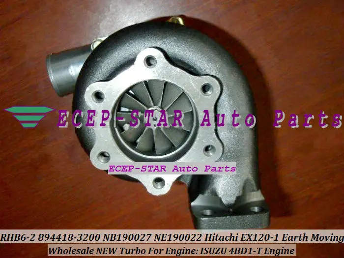 RHB6 894418-3200 NB190027 NE190022 CI38 CI53 Turbo Turbocharger For HITACHI EX120 EX120-1 Excavator ISUZU 4BD1 4BD1-T Engine | Автомобили