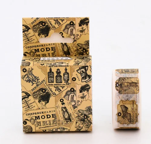 

2cm wide retro Washi Tape DIY decoration Scrapbooking Sticker Label Masking Tape School Office Supply
