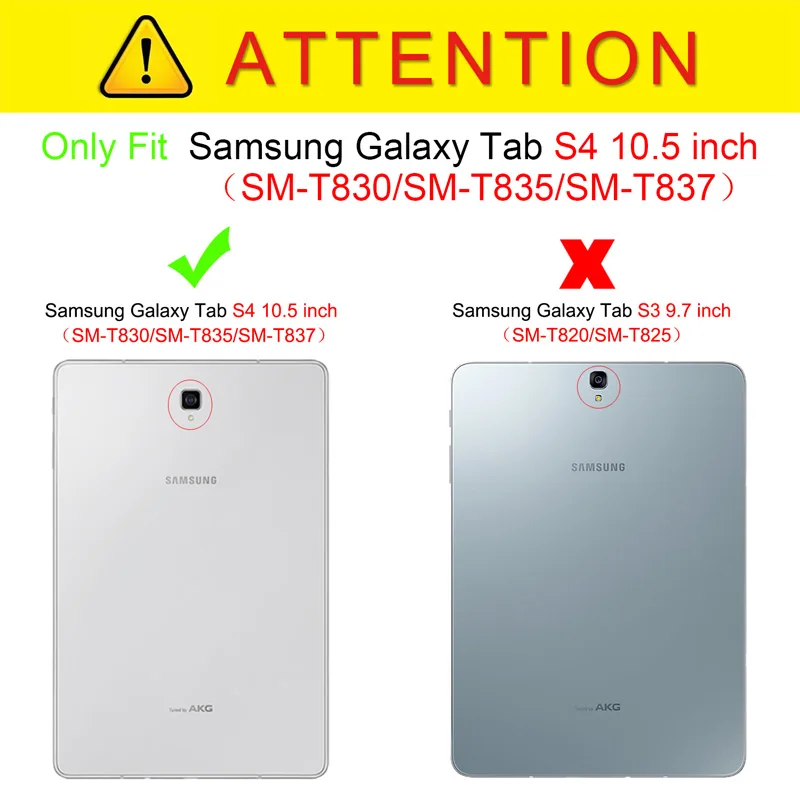 Модный чехол из искусственной кожи с рисунком для Samsung Galaxy Tab S4 9. 0 T830 T835 SM 10 5 дюймов