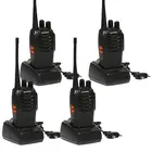 4 шт. Baofeng BF-888S рация 5 Вт ручной bf 888s UHF 5 Вт 400-470 МГц 16CH двухсторонний портативный сканирующий монитор Ham CB радио
