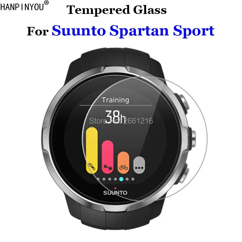 Спортивное закаленное стекло для Suunto Spartan 9H 2.5D Премиум Защитная пленка