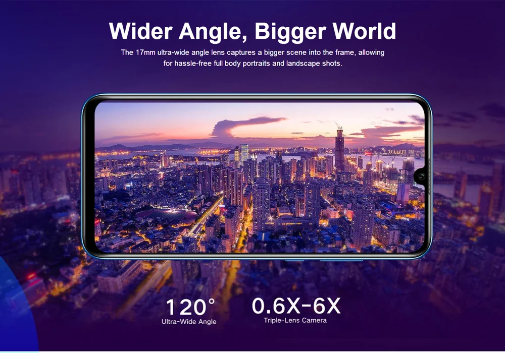 Глобальная Версия Honor 20 lite 20i мобильный телефон 6,21 дюймов Kirin 710 Восьмиядерный Android 9,0 смартфон отпечатков пальцев