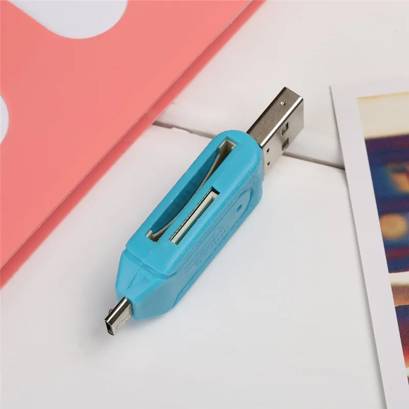 CatXaa 2 в 1 многофункциональная SD устройство для считывания с tf карт Micro USB Кабель