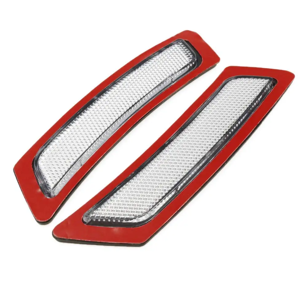 2 шт. кристально белые линзы передний боковой маркер крыло бампер отражатель для