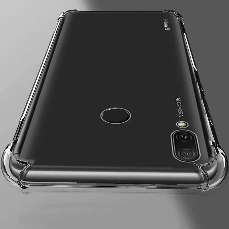 Мягкий прозрачный чехол YueTuo из ТПУ для телефона huawei y6 2019 y9 y7 pro y 6 9 7 силиконовые