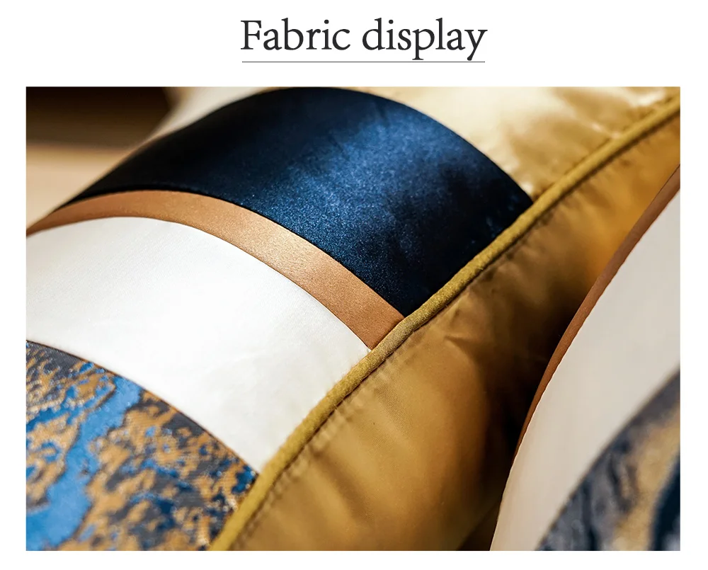 Avigers Luxury Patchwork Modern Cushion Covers with Tassels Throw Pillow Cases Home Decorative Pillowcases 45 x 45 50 x 50