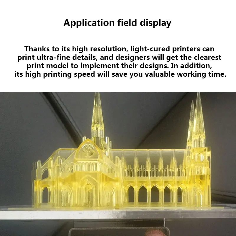 Новейший УФ полимерный 3d принтер SLA/DLP 3d принтер с сенсорным экраном ЖК-светильник высокой точности